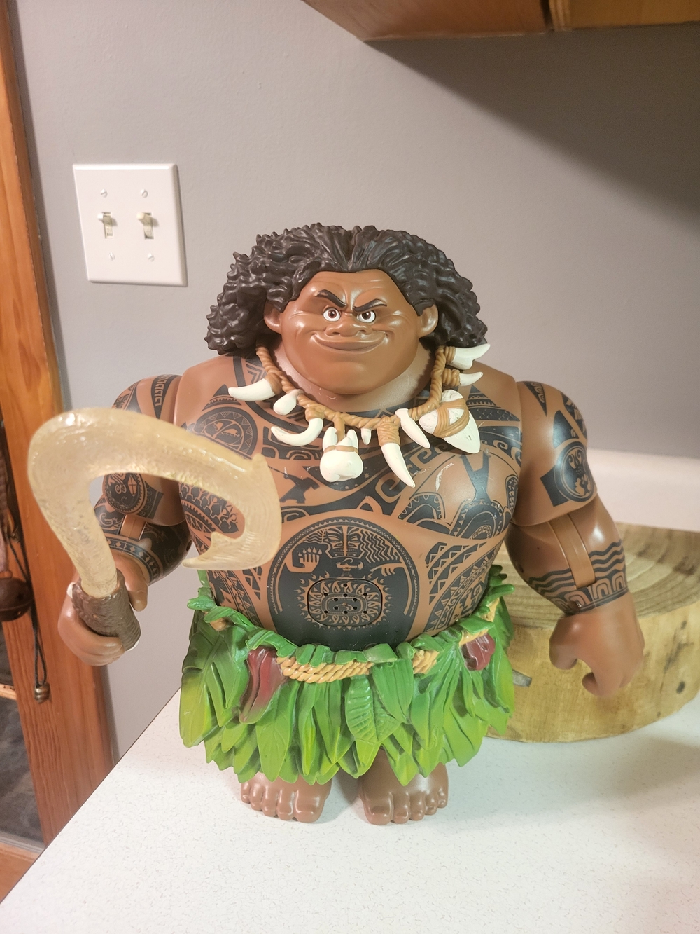 Disney Store 12" Maui Figure from Moana Talking Singing Doll